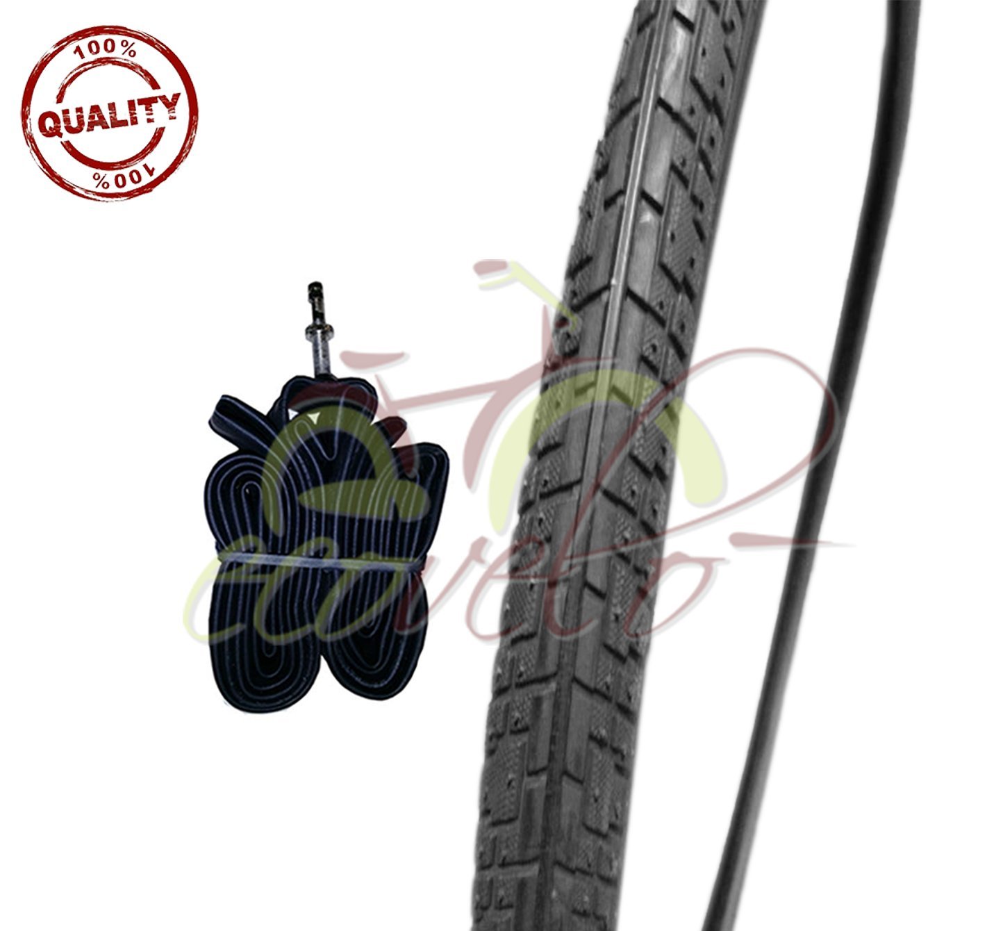 Copertoni E Camere D'Aria Deestone 700x28C - Per City Bike E Trekking, Set Completo - Foto 4