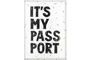 Quttie Passport Cover for Kids, Women and Men, Cute Travel Passport Holder (My Passport)