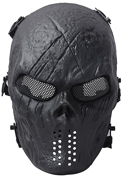 Coofit Airsoft Maske Coole Maske Staub Halloween Masken für Männer