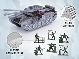 Crelloci 18 PCS Army Toy Submarine Tank Helicopter Playset Boys Age 3-12 view 7