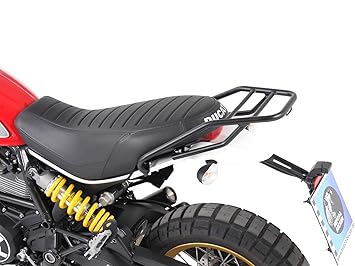 Hepco And Becker Tube Rear Rack Black For Ducati Scrambler 400 Sixty2 16 01 01 Amazon In Car Motorbike