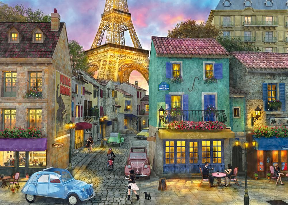 Schmidt | In the Streets of Paris (1,000 Pieces) | Jigsaw Puzzle | Ages 14+ | 1+ Players