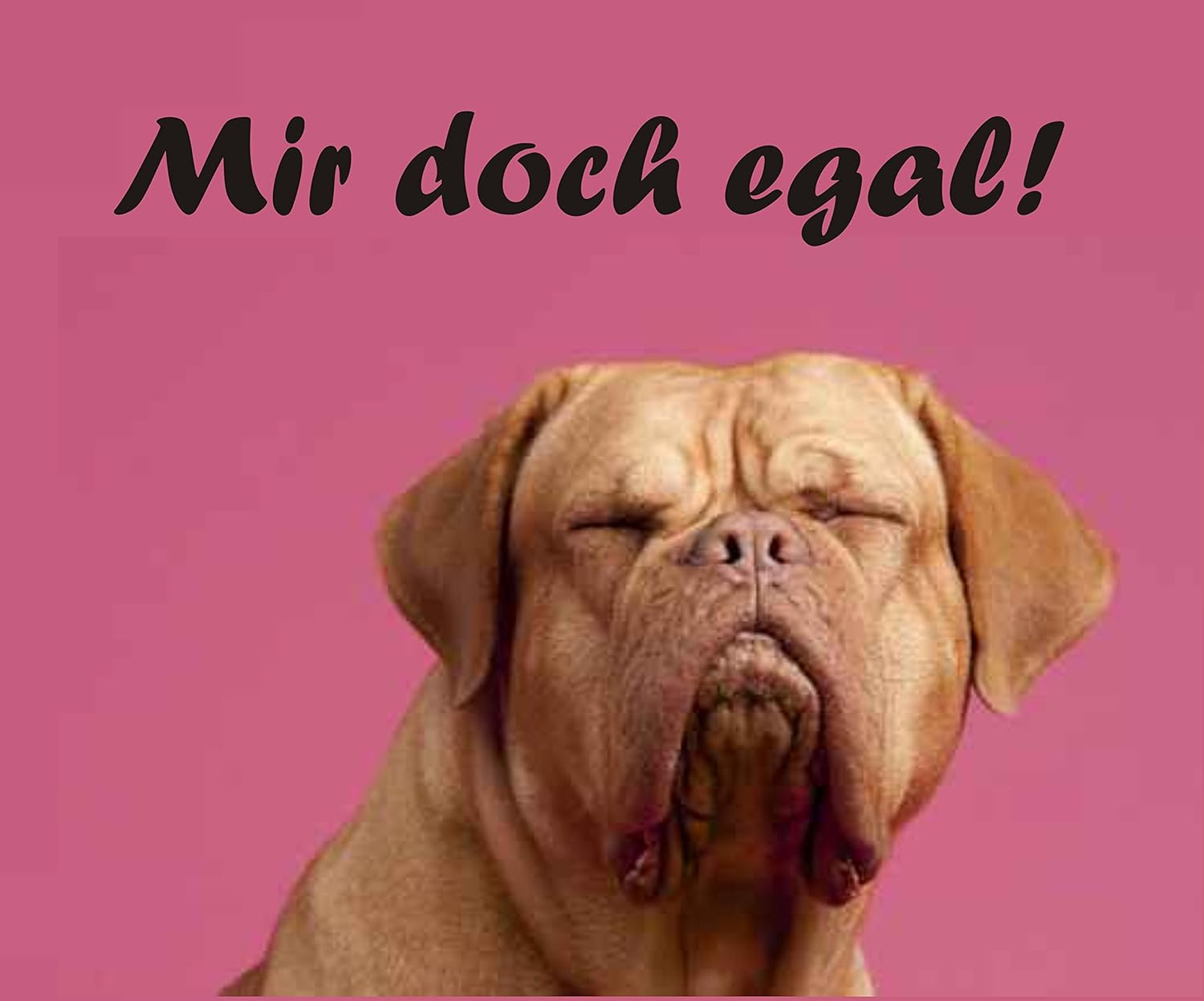 Mousepad / Mauspad " Mir doch egal " Mousepad lustige Amazon.de