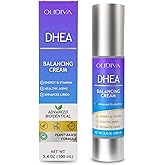 Olidiva DHEA Cream | Bioidentical Natural Dhea for Women | Advanced Topical Supplement for Energy, Libido, Mood &amp; Youthful Skin | 20mg Per Dose | 3.4 oz (3 Month Supply)