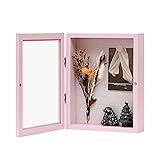 DEMAIKE 8x10 Shadow Box Frame with Linen Back, Wood
