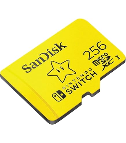 SanDisk Cartão microSDXC de 256 GB licenciado para Nintendo