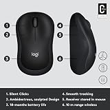 Logitech M220 SILENT Wireless Mouse 2.4 GHz 1000 DPI Ambidextrous Grey view 8