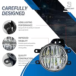 Shocklight LED Fog Lights Compatible With 2014-2018