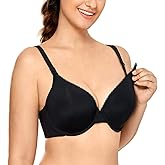 CALVENA Women's Full Sling Lightly Padded Underwire Maternity Nursing Bra for Breastfeeding