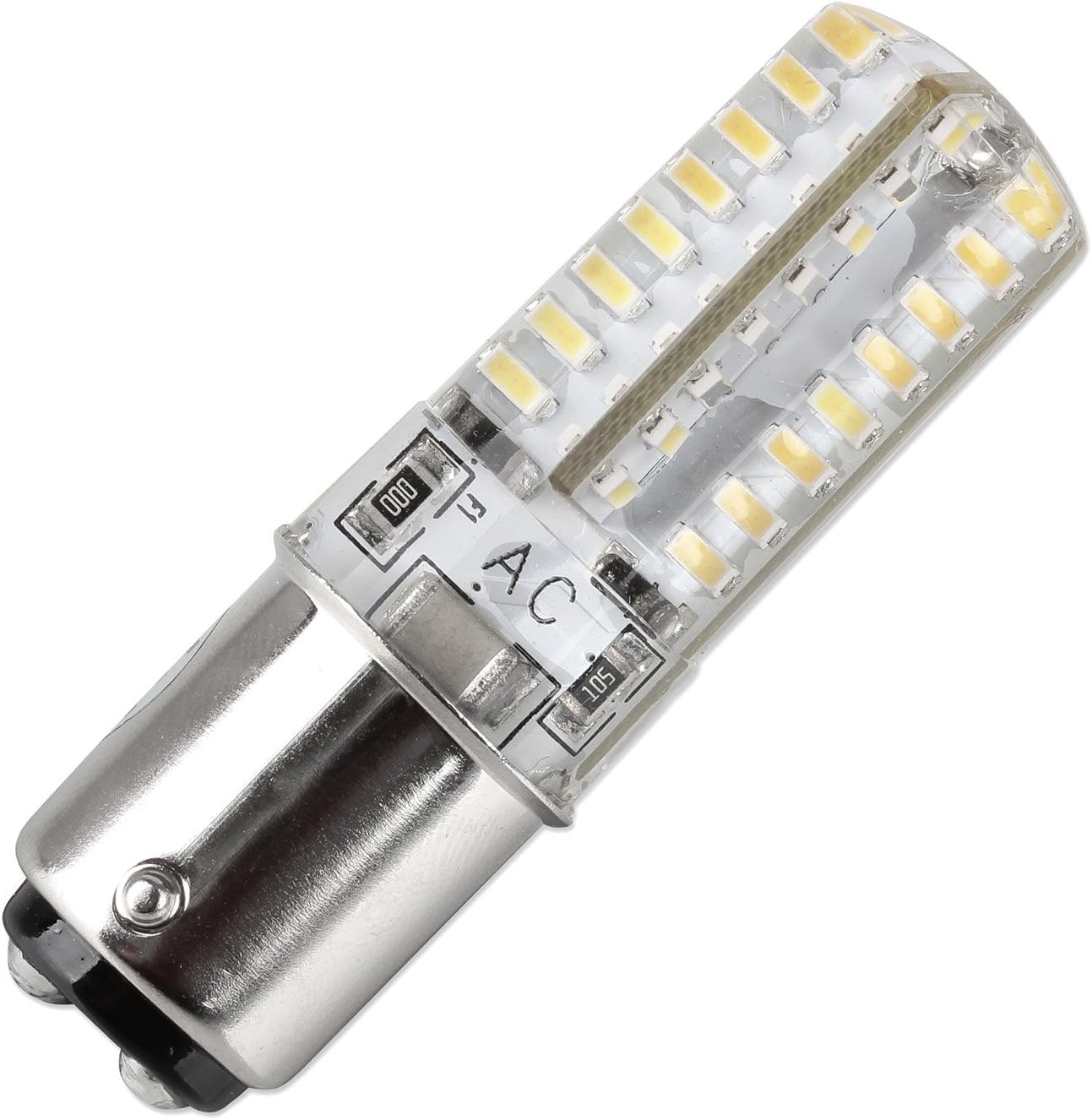 LED Light Bulb B15d for Sewing Machines Plug with 64 SLED'Daylight