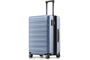NINETYGO Hardside Expandable Carry On Luggage Airline Approved, Double Spinner Wheels, Hardshell PC Travel Suitcase with Wheels, Carry-On 20-Inch, TSA Lock (Shadow, Rhine Max)