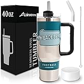 Auinxonms Tumblers 40oz Straight Skinny Car Cups Sports Travel Coffee Mug, Stainless Steel, Insulated,Classic Collection Gifts for Men Women Fans