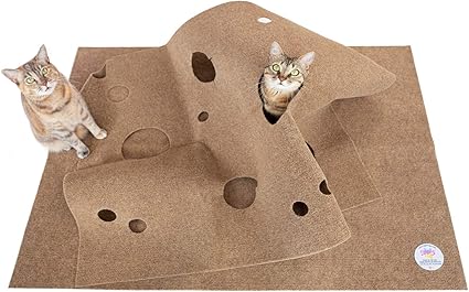 Snugglycat The Ripple Rug Tapis De Jeu Pour Chat Base Isolee Pour Garder Votre Chat Au Chaud Jeu Interactif Amusant Entrainement Grattoir Tapis De Lit Amazon Fr Cuisine Maison