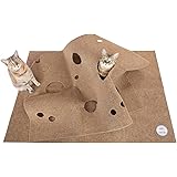 SnugglyCat The Ripple Rug - Cat Activity Play Mat - Made in USA - Insulated Base Keeps Kitty Cool - Fun Interactive Play - Tr