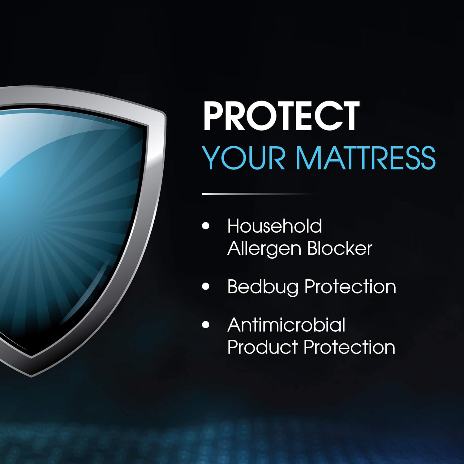 Allergy Relief by AllerEase Zippered Mattress Protector, Queen Size - Waterproof, Hypoallergenic Mattress Cover, Protects Against Household Allergens & Bed Bugs, Machine Washable: Home & Kitchen