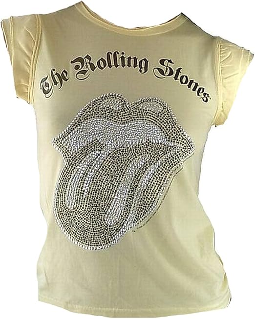 rolling stones t-shirt damen strass