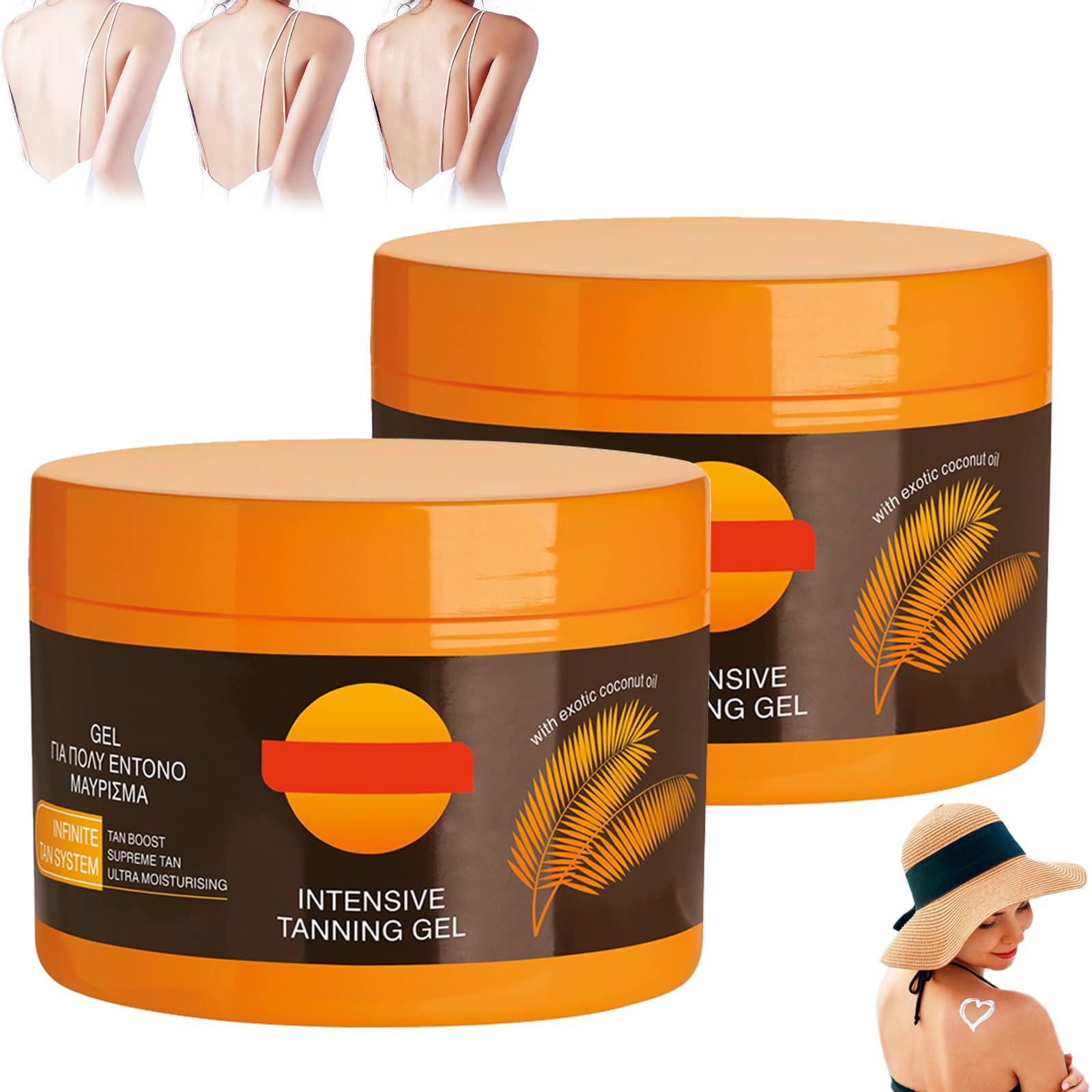 ExcellaElite Intensive Tanning Gel - Luxury Sunbed & Outdoor Tanning Accelerator