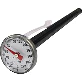 MASTERCOOL 1" Analog Thermometer, 52220, ˚F, 0 to 220˚F Temperature Range