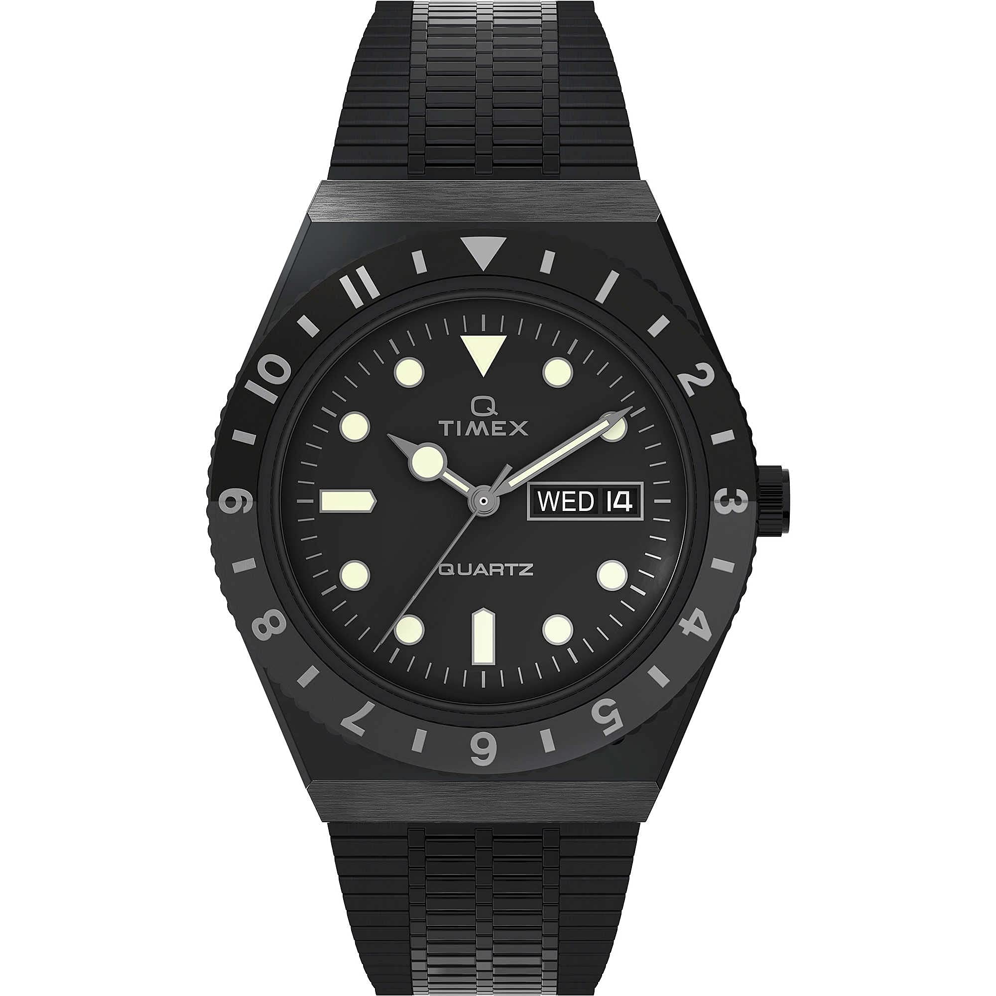 Timex Men's Analogue Watch Q Reissue with Stainless Steel Strap