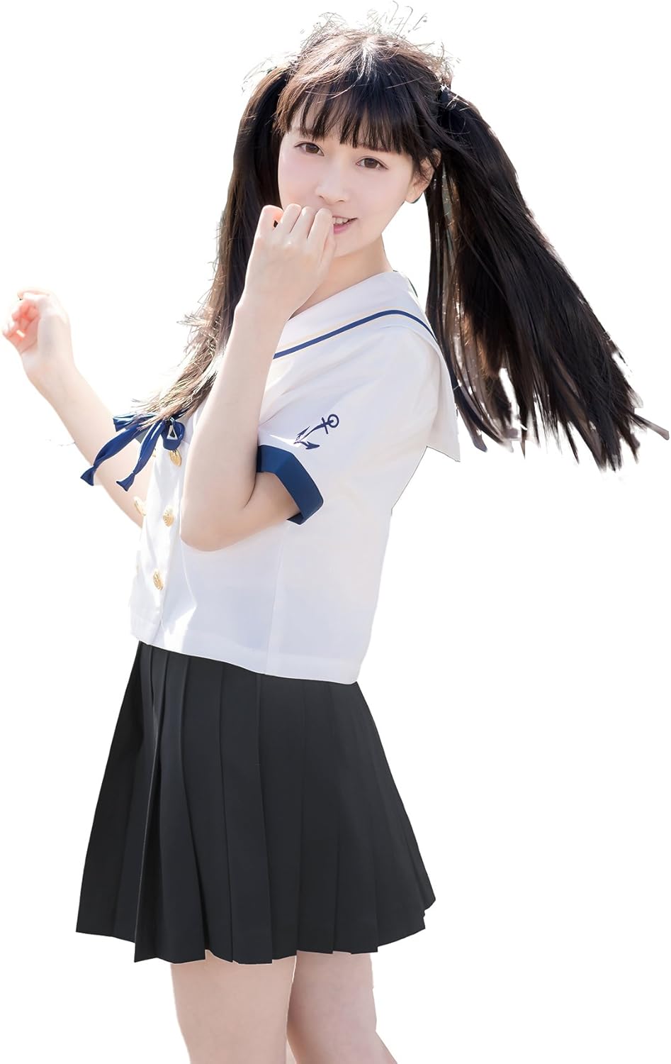 Beautifulfashionlife Women's Japan high Waisted Pleated Cosplay Costumes Skirts: Clothing