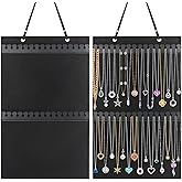 Caffox Hanging Necklaces Holder, Large Jewelry Organizer for Necklaces, Bracelets, and Ankles, Necklaces Display Storage Hang