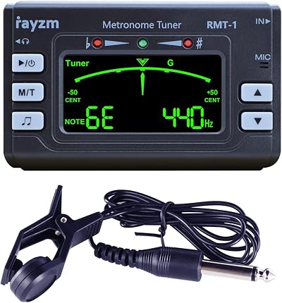 Rayzm Metronome Tuner Metro-tuner 3 in 1 3.5mm Jack Chromatic Tuner