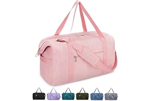 Narwey Carry on Luggage for Airplanes Carry on Bag Foldable Travel Duffle Bags for Women Large Gym Bag Weekender Overnight Ba