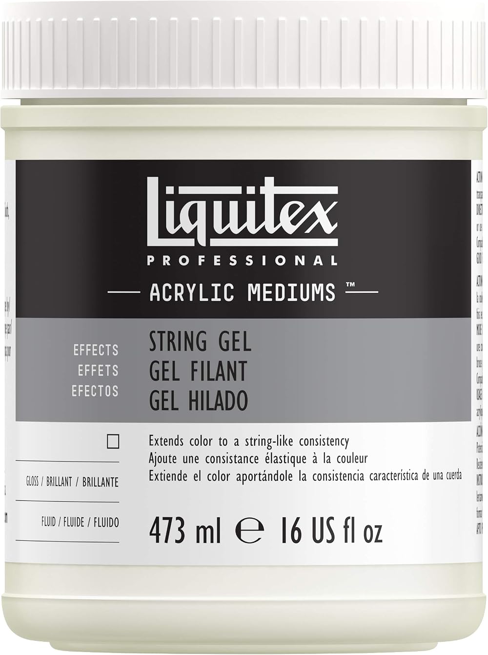 Liquitex 9116 Professional String Gel Effects Medium 473 ml