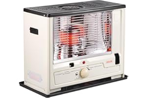 VEVOR 10000 BTU Indoor & Outdoor Kerosene Heater, Portable Space Heater with Auto Shut-Off & Adjustable Flame & Tip-Over, for