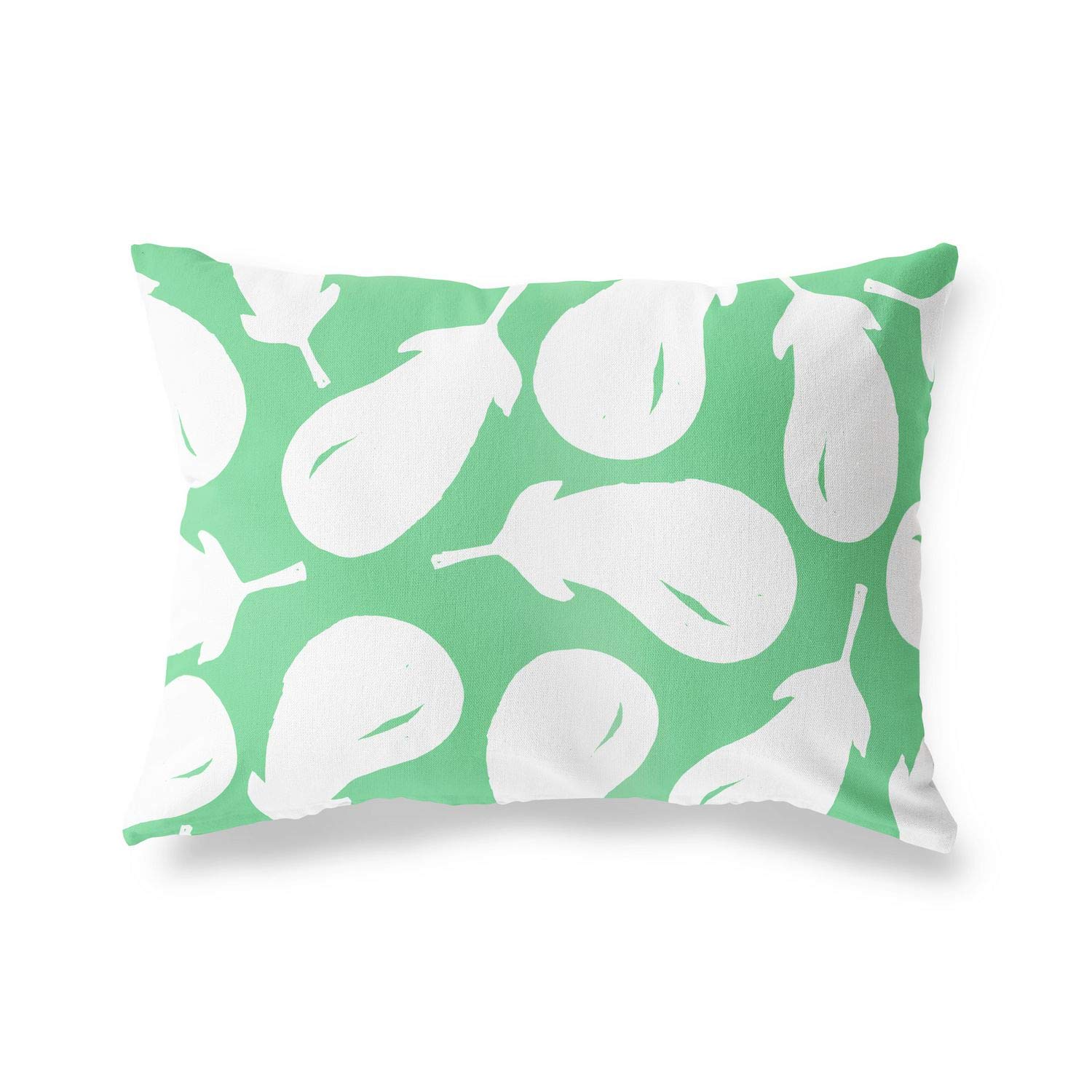 BonaMaison Decorative Cushion Cover, Petrol Green-White Throw Pillow Covers, Home Decorative Pillowcases for Livingroom, Sofa, Bedroom, Size: 45X60 Cm - Designed and Manufactured in Turkey
