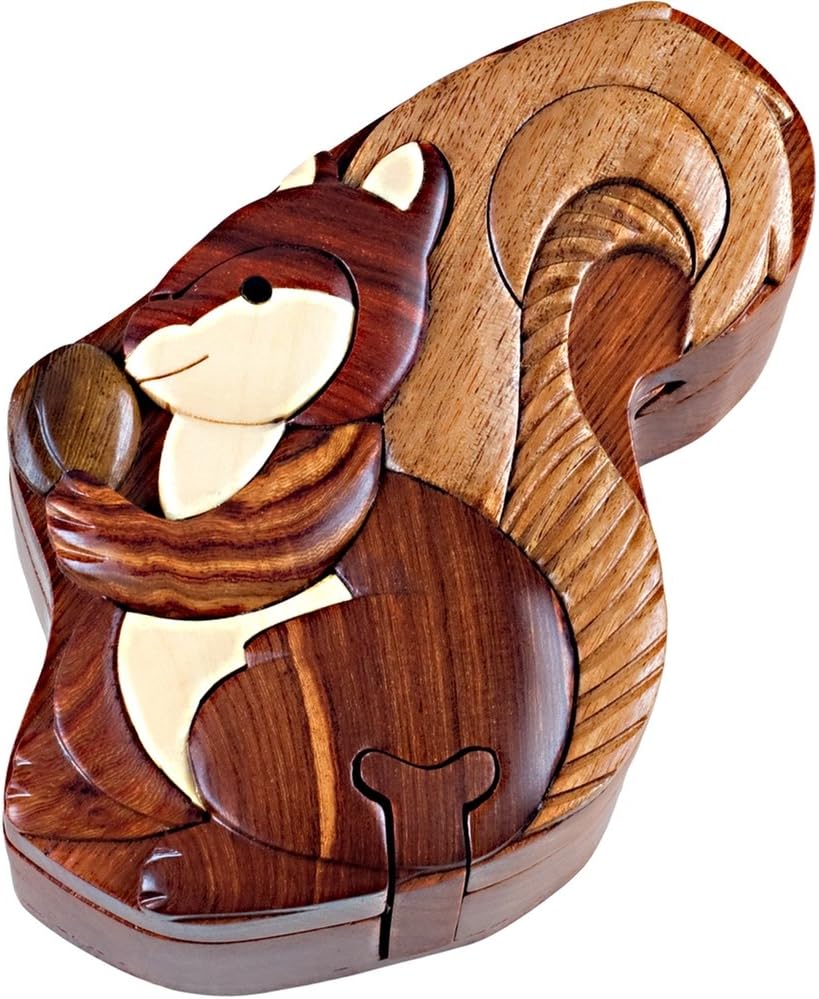 Squirrel - Secret Wooden Puzzle Box