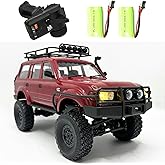 RC Crawler WPL C54-1 RC Truck 1/16 RC Rock Crawler 4x4 Remote Control Truck Off Road All Terrain RTR Proportional 260 Motor U
