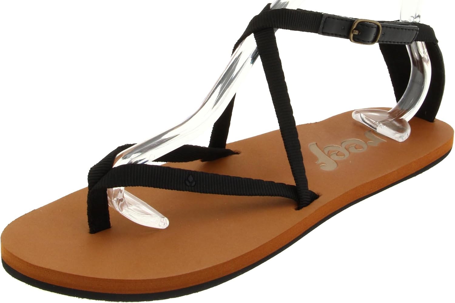 Reef Women's Scrunch TX Sandals - Black/White | Cleanline Surf
