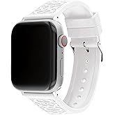 Coach Apple Watch Strap, Compatible with Apple Watch 38mm, 40mm, 41mm, 42mm, 44mm, and 45mm, Interchangeable Band, Create Your Unique Style