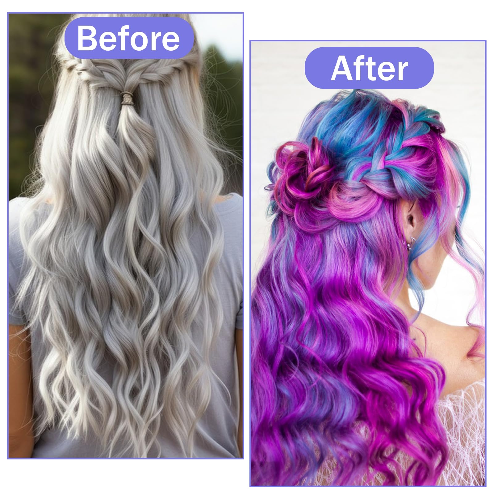 Bewudy 3 Pcs Hair Highlighting Caps, Highlighting Kit, Highlight Cap with Hooks, Highlight Hair Coloring Frosting Dye Kit for Salon Hair Dyeing Hairdressing