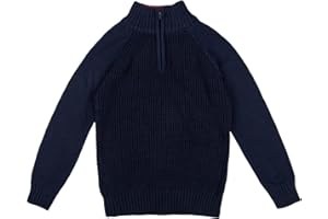 Cozeeme Half Zip Long Sleeve Sweater Little Kid to Big Kid