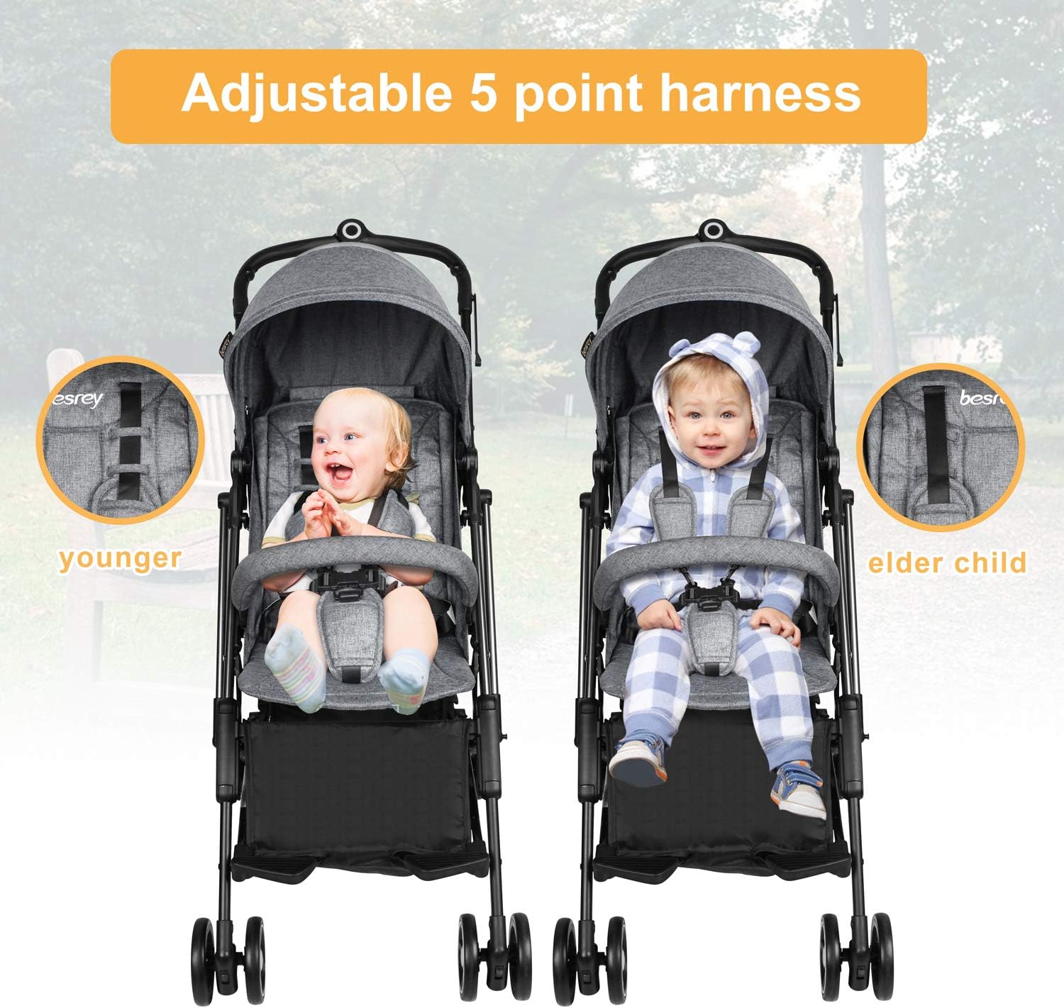 besrey airplane stroller
