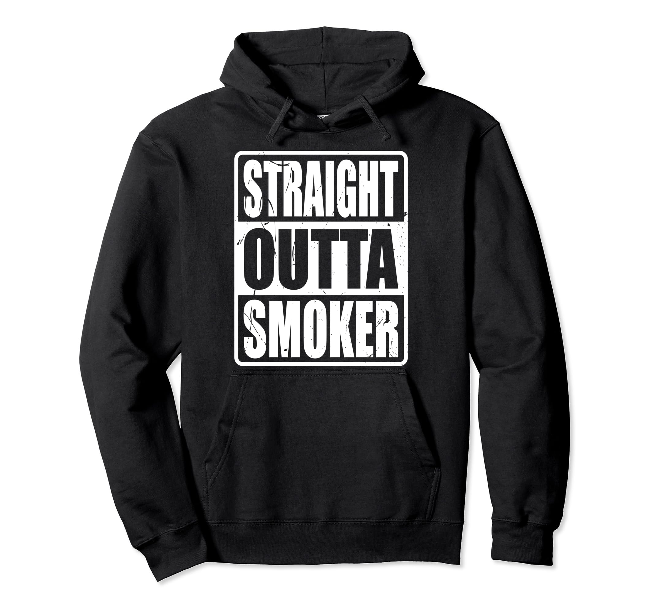 STRAIGHT OUTTA SMOKER Pitmaster Meat Smoker BBQ Lover Pullover Hoodie
