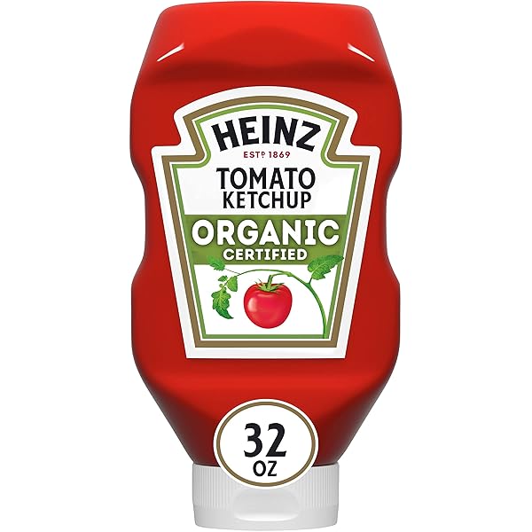 HEINZ ORGANIC TOMATO KETCHUP, 32 OZ BOTTLE