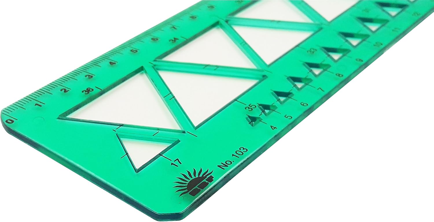 Bbf 3 Pcs Drafting Tool Templates