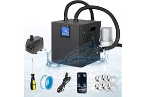 Ice Bath Water Chiller, 87Gallon Water Chiller System,1/3 HP Upgraded Ice Bath Chiller with External Filter Water Pump, Filte