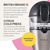 FRIDJA f900 Automatic Citrus Juicer Machine One-Button Stainless 400ml view 8