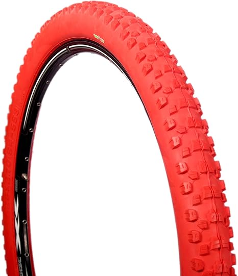 red bike tires