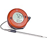 ThermoWorks DOT — Chefs’ Favorite Simple Alarm Thermometer - Cayenne Pepper Red