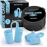 Nasal Dilators - Nose Clips to Reduce Snoring & Better Sleep – Comfortable Silicone Snore Stopper – Less Snoring Nose Vents – 8 Pack