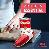 Kitchen Mama Auto Electric Can Opener Red - Hands Free, Battery Operated view 7