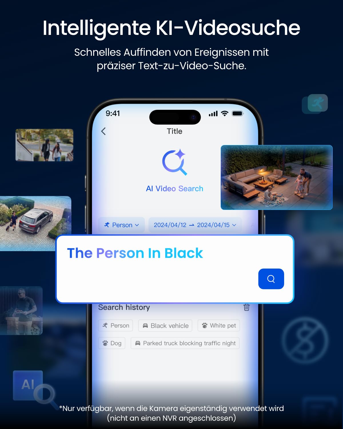 Reolink Dreifachobjektiv PoE Sicherheitskamera für den Außenbereich, 10MP 180° Panorama & 4K PT mit Auto-Tracking, KI-Videosuche, Perimeterschutz, Farb- & IR-Nachtsicht, 24/7-Aufzeichnung, OMVI 3i PoE 5