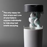 Tommee Tippee Twist and Click Nappy Bin Starter Set White 12 Refills view 4