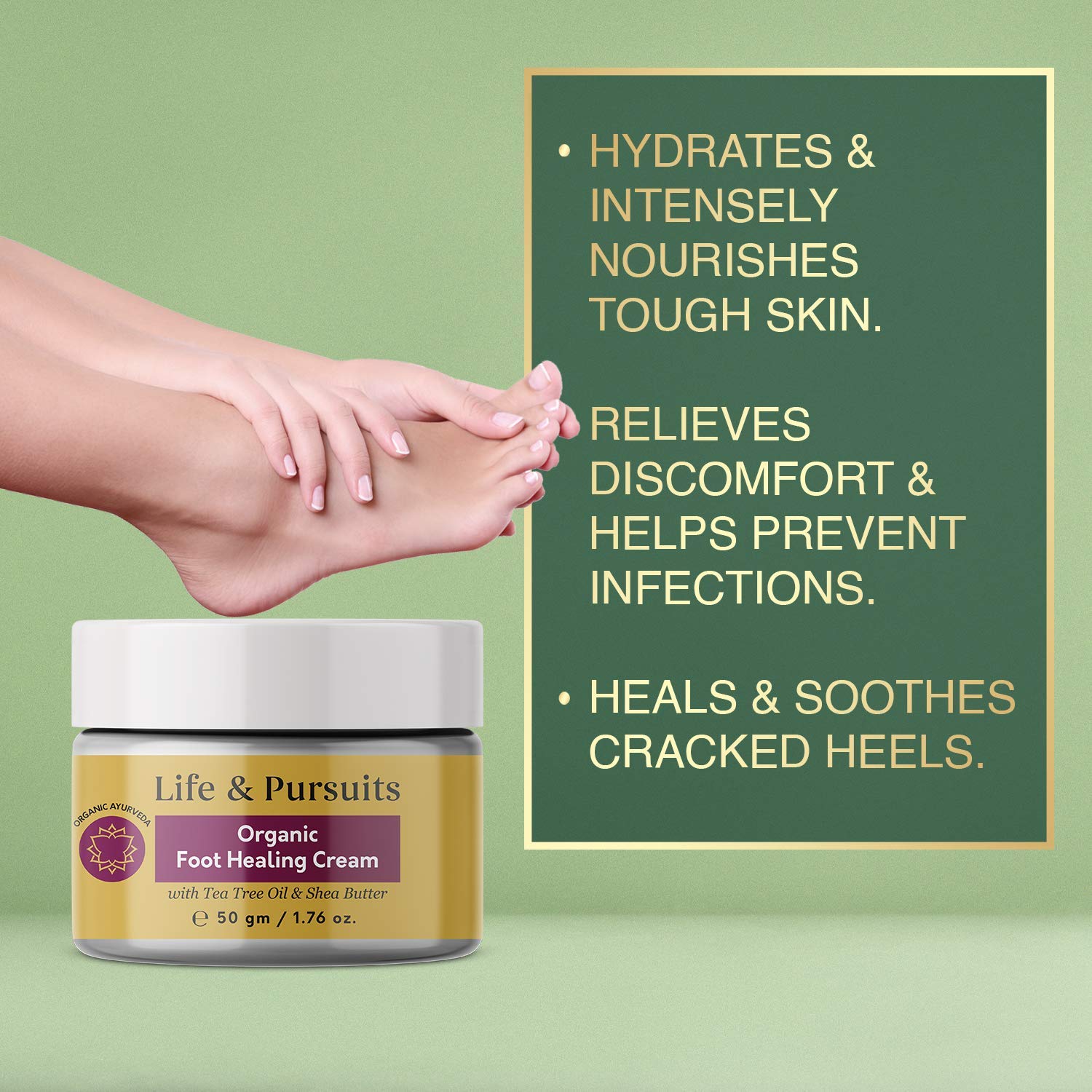 organic foot cream for cracked heels