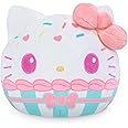 Teeturtle Hello Kitty Reversible 4" Cupcake Scented Plushie - Cute Kawaii Sanrio Soft Stuffed Animal - Smells Like Cake!
